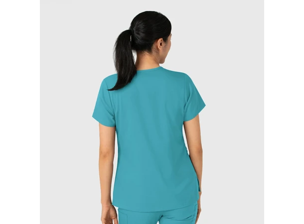 Boundless Dametunika med kurvet V-hals Teal XL 