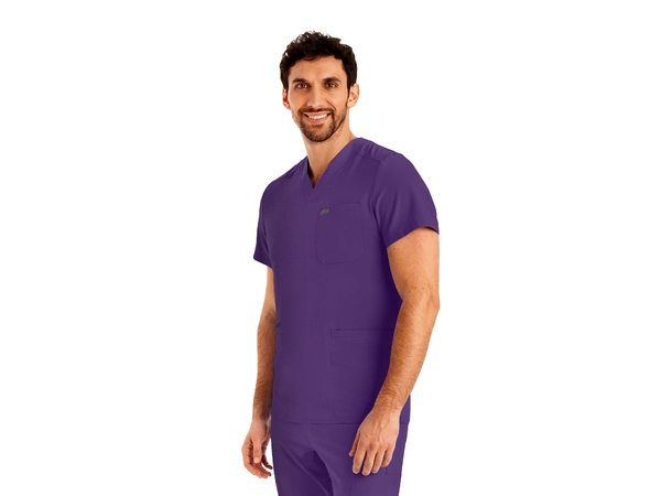 Forward Herretunika med V-hals Eggplant M 