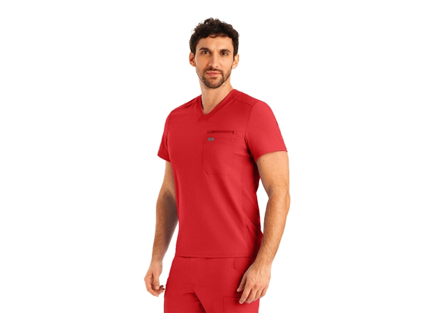 Forward Herretunika med brystlomme Red XXL 