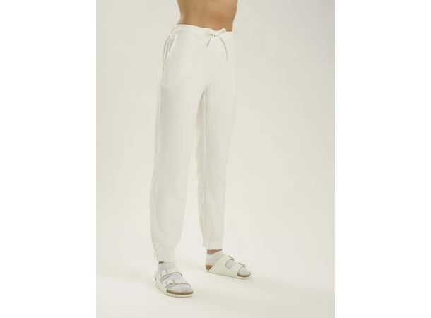Helseuniform Bukse med strikk i ben Hvit XS 