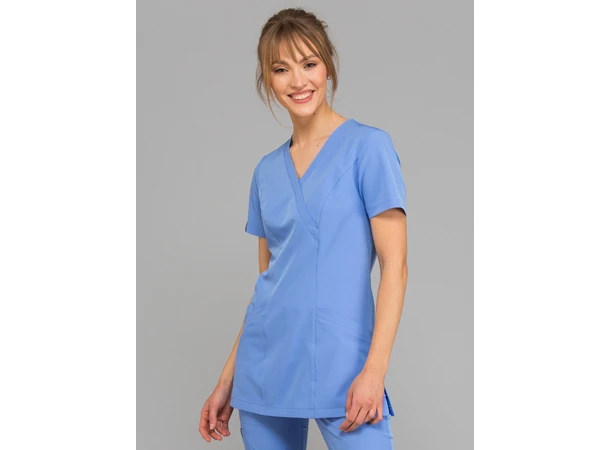 MIA Dametunika med Y-hals Blue XL 