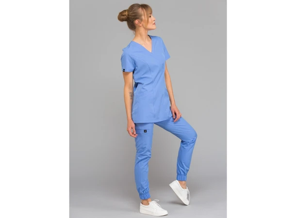 MIA Dametunika med Y-hals Blue XL 