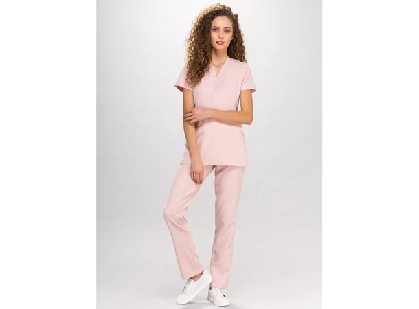 MIA Dametunika med Y-hals Powder Pink M 
