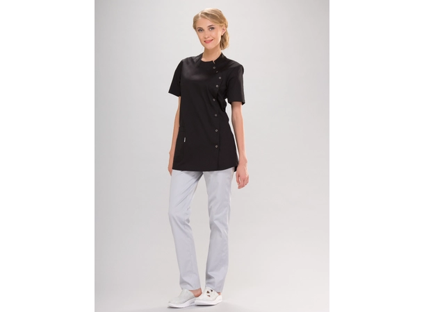 PAULA FLEX Dametunika med rund hals Black S 