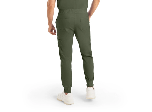 ProFlex Herrebukse med strikk i ben Olive Moss S 