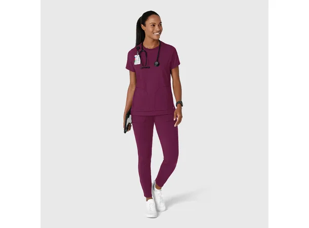 Renew Knit Dametunika med rund hals Wine S 