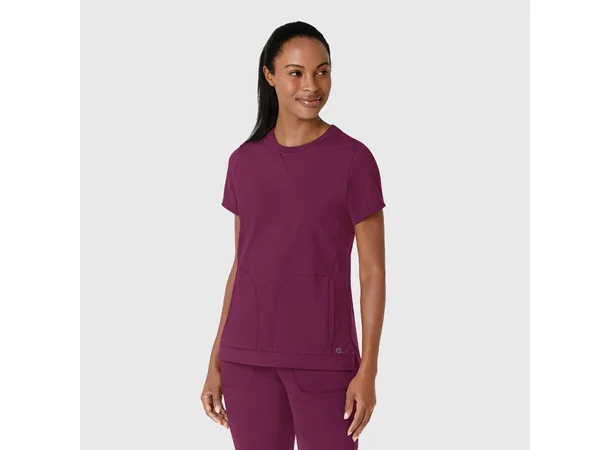 Renew Knit Dametunika med rund hals Wine S 
