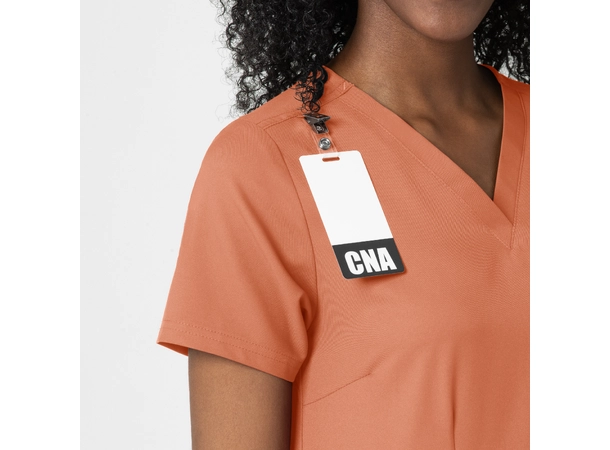 Thrive Dametunika med frontlommer Terra Cotta XXL 
