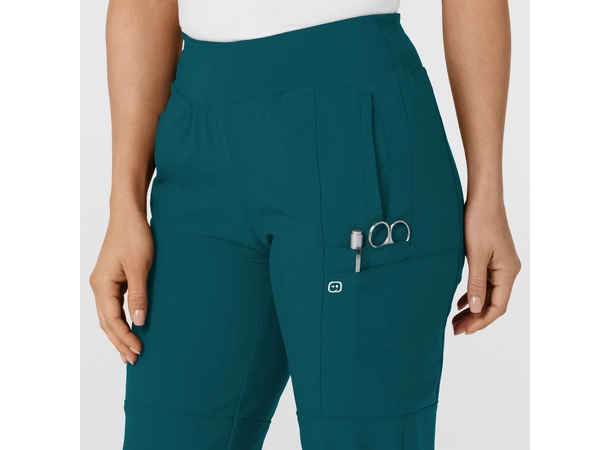 W123 Damebukse med strikk i ben Caribbean Blue XXL 