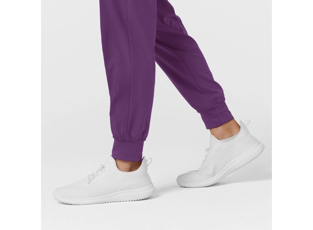 W123 Damebukse med strikk i ben Eggplant M 