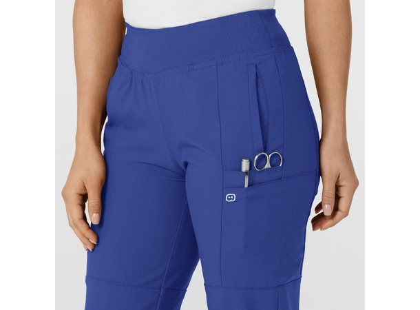 W123 Damebukse med strikk i ben Galaxy Blue L 