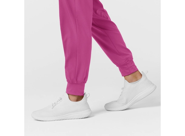 W123 Damebukse med strikk i ben Raspberry M 