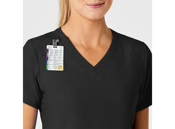 W123 Dametunika med V-hals Black XL 