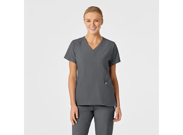 W123 Dametunika med V-hals Pewter L 