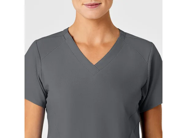 W123 Dametunika med V-hals Pewter L 