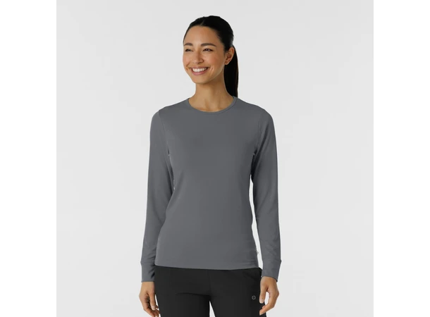 W123 Langermet T-shirt Pewter S 