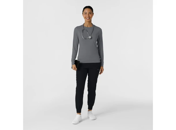 W123 Langermet T-shirt Pewter S 