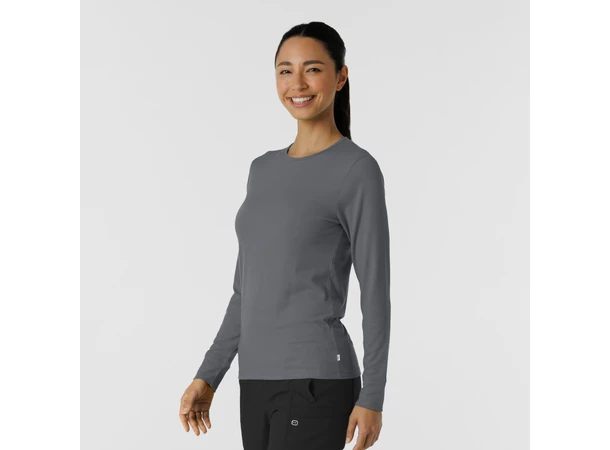 W123 Langermet T-shirt Pewter S 