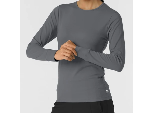 W123 Langermet T-shirt Pewter S 