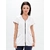 LILY Dametunika med glidlås i front White+Ink Blue XL 