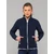 NELI Fleecejakke med lommer Ink Blue+White XL 