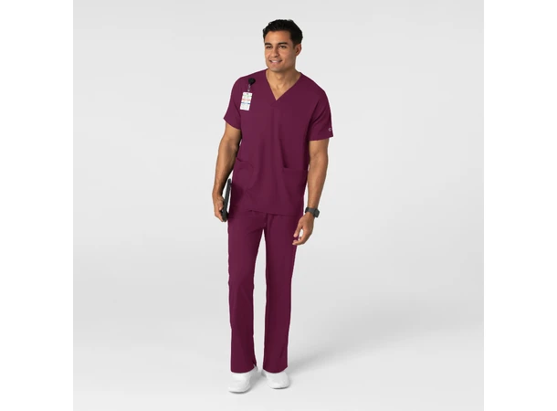 Boundless Herrebukse med rette ben Wine 3XL 