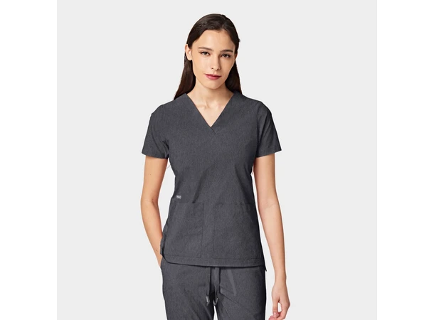 CRESSY Dametunika med V-hals Heather Grey XXL 