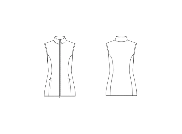 EMI Fleecevest for damer White XL 