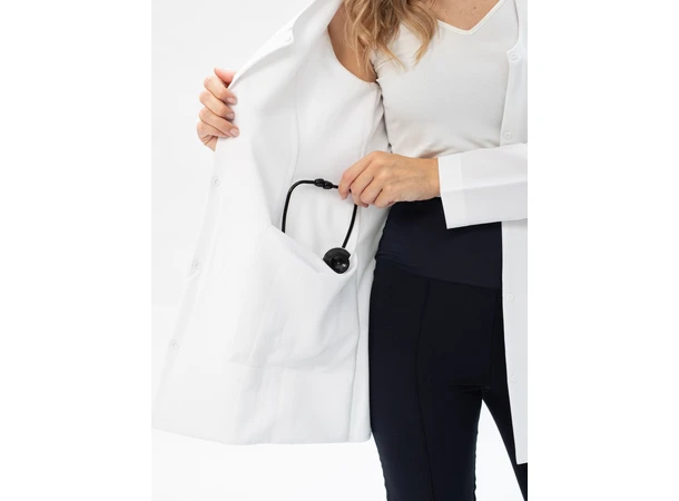 Elizabeth Legefrakk for dame Pure White XL 