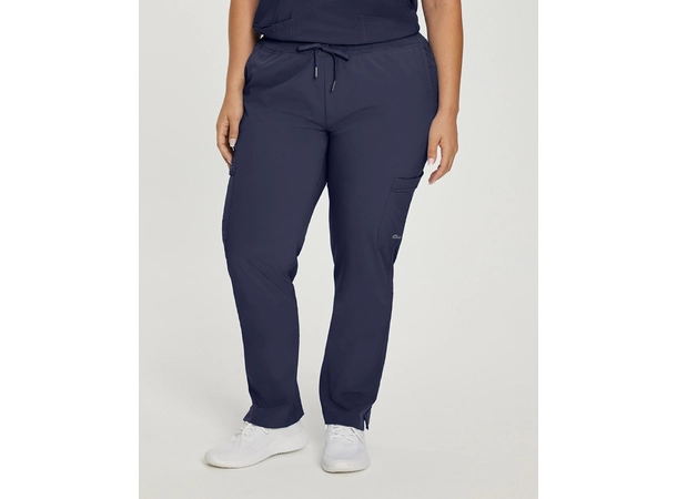 FIT Damebukse med strikk i livet Navy M 