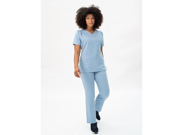 Marie Dametunika med V-hals Sky Blue XL 