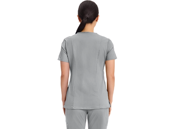 Revolution Dametunika med V-hals Grey S 