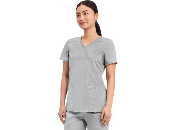 Revolution Dametunika med V-hals Grey S 