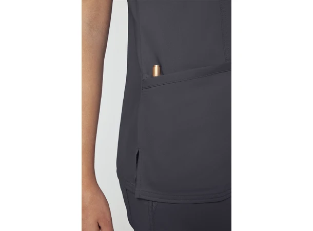 Revolution Dametunika med V-hals Pewter XXS 
