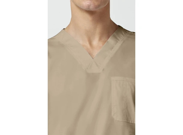 Revolution Herretunika med V-hals Khaki XS 
