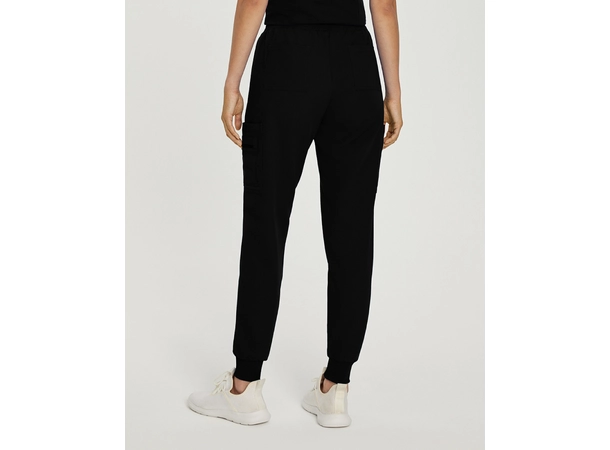 V-Tess bukse med strikk i ben Black XS 