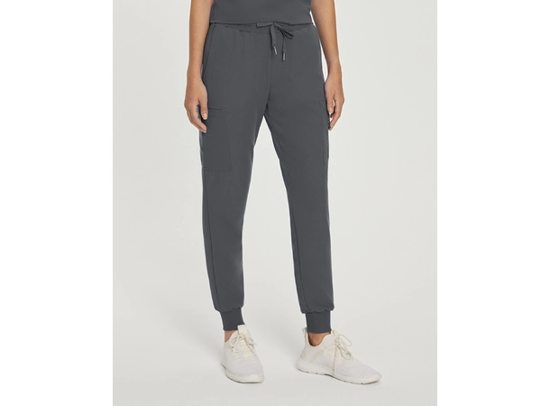 V-Tess bukse med strikk i ben Dark Pewter L 