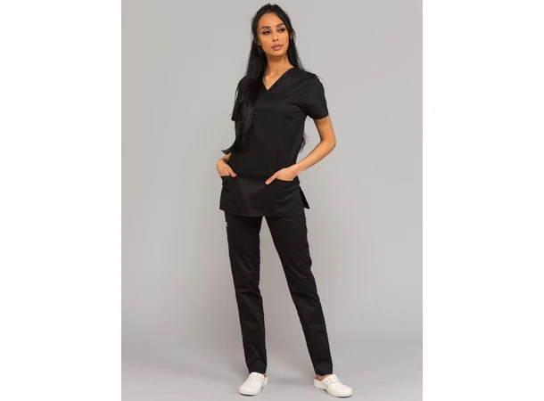 ANA Flex Dametunika med V-hals Black  S 