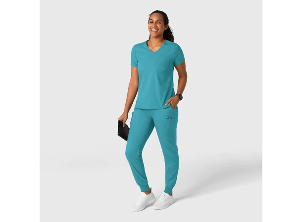 Boundless Damebukse med strikk i ben Teal XS 
