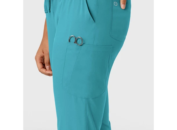 Boundless Damebukse med strikk i ben Teal XS 
