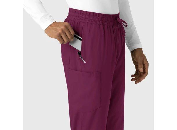 Boundless Herrebukse med rette ben Wine XS 