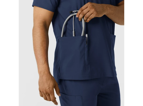 Boundless Herretunika med V-hals Navy M 