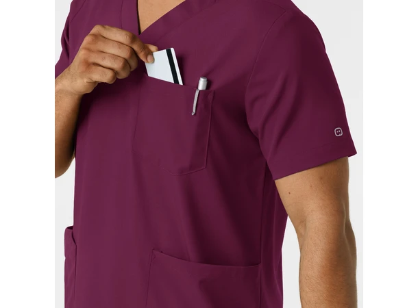 Boundless Herretunika med V-hals Wine L 