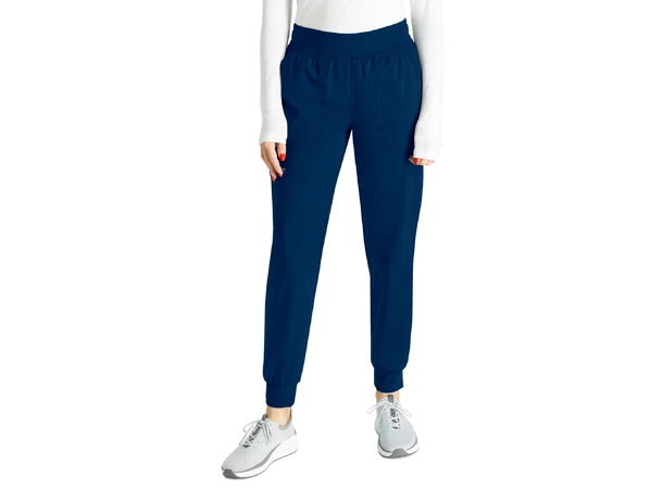 Damebukse med strikk i ben Navy 3XL 