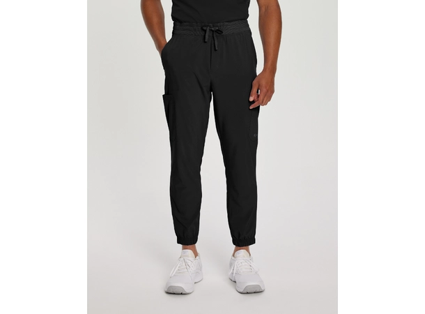 FIT herrebukse med strikk i ben Black M 