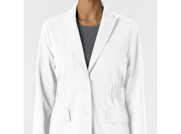 Layers Dame labfrakk White S 