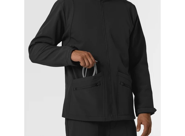 Layers Softshell Herrejakke Black XL 