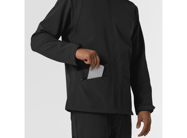 Layers Softshell Herrejakke Black XL 