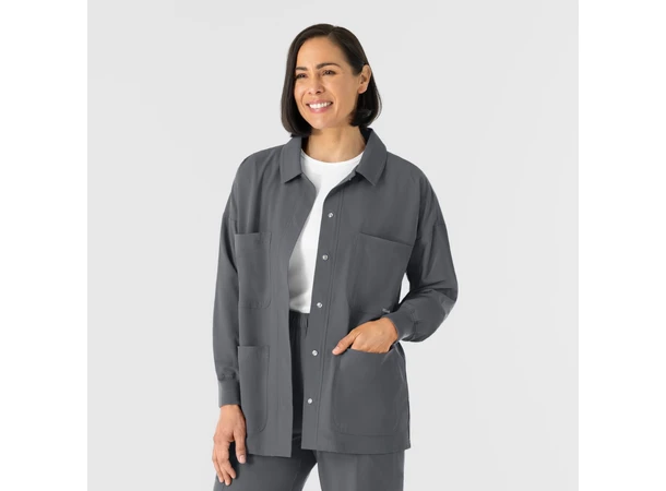 Nurtur Dame skjortejakke Pewter 5XL 