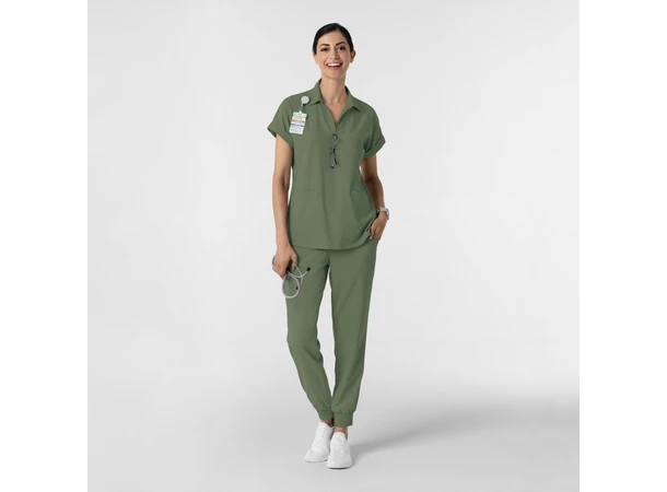 Renew Damebukse med strikk i ben Olive S 